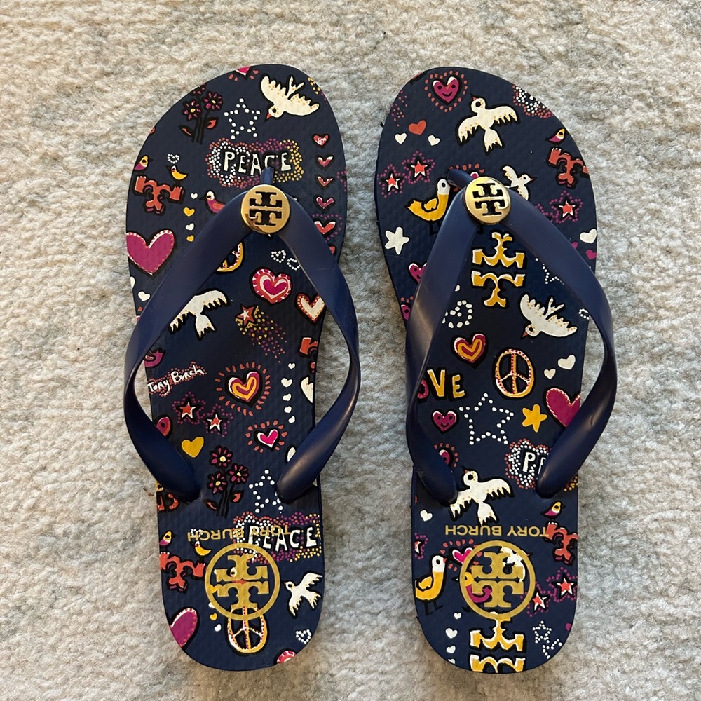 New Tory Burch Flip Flop Sandals
